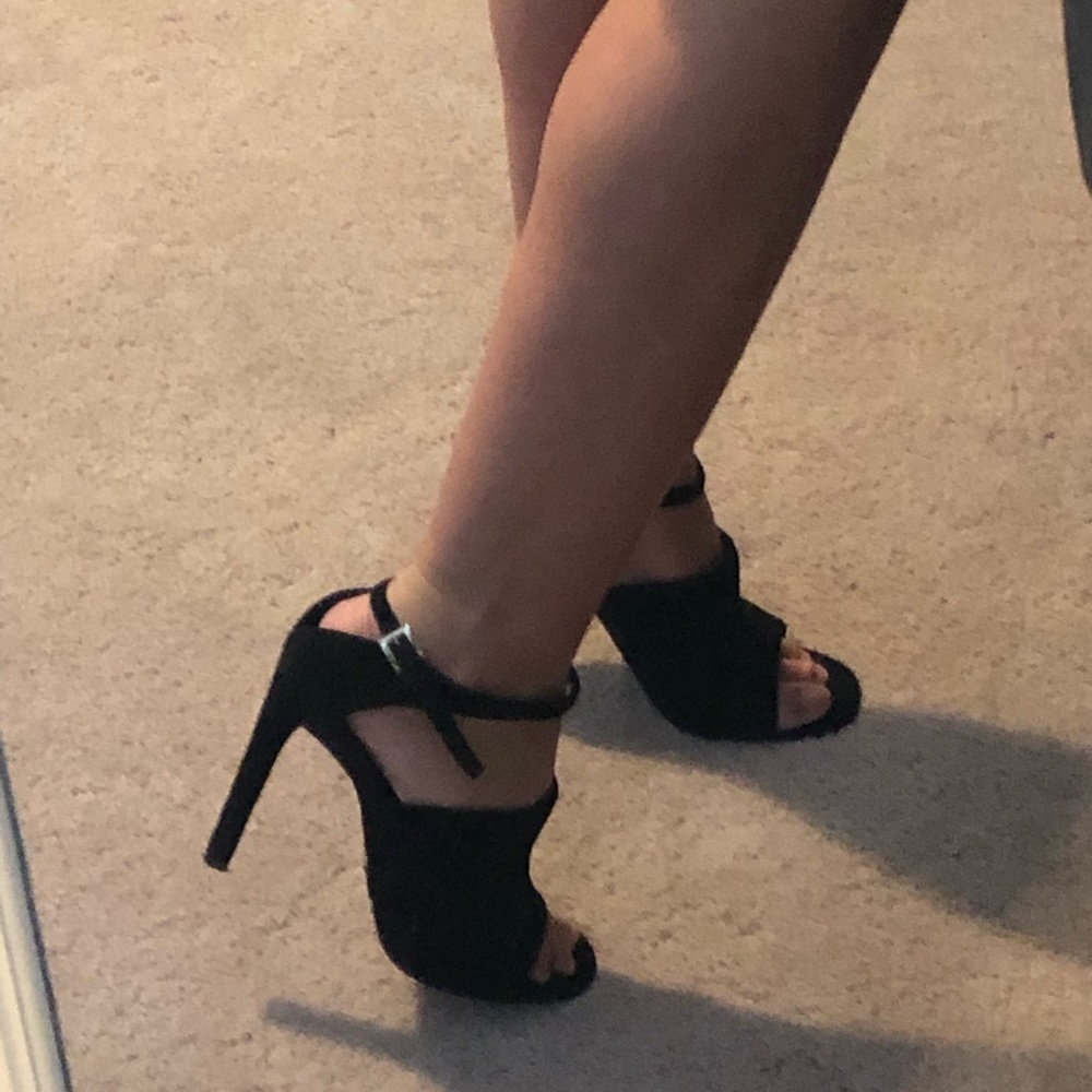 Prada suede heels